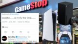 PS5 Restock News GAMESTOP REALLY MESSED UP ON TWITTER? Playstation 5 xbox series x drama restocking