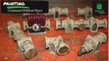 Painting Warhammer 40K Command Edition Expansion Terrain Pipes