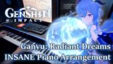[Piano+Sheet] Genshin Impact – Ganyu: Radiant Dreams VIRTUOSIC Piano Arrangement