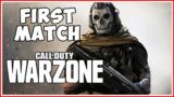 Playing Call of Duty: Black Ops Cold Warzone Xbox Series X Gameplay