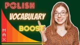 Polish vocabulary boost :  20 Polish vs English nouns