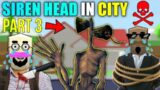 SIREN HEAD IN CITY | PART 3 | Sasti GTA V | Dude Theft Wars | Tecnoji Gamer