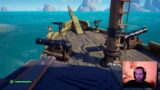 Sea of Thieves – 1 vs 6 fighting a ghost fleet and volcano escape