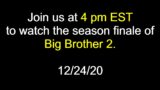 Sims Big Brother Season 2 Finale Premiere Date & Time