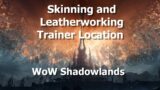 Skinning and Leatherworking Trainer Location in WoW Shadowlands