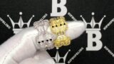 Skull & Bones Baguette Iced Out Eternity Hip Hop Ring | Unique Custom Bling Bling Jewelry