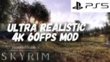 Skyrim with new 4K @ 60fps mod for PS5 with TROPHY'S!!
