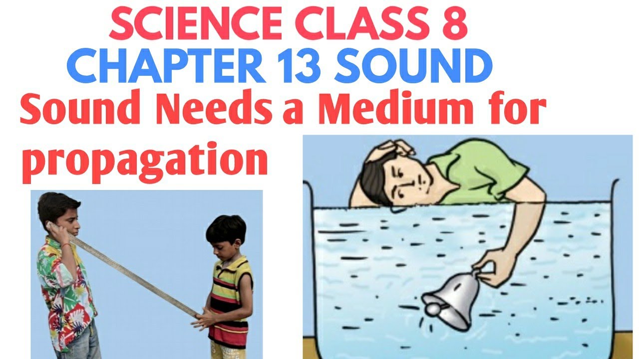 Sound needs a medium for propagation class 8 | Sound needs a medium to
