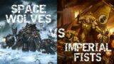 Space wolves vs Imperial Fists Incursion Warhammer 40k Battle Report 9th Edition