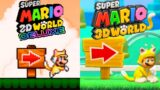 Super Mario 2D World VS Super Mario 3D World | Full Comparison