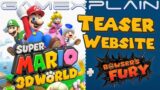 Super Mario 3D World + Bowser’s Fury Teaser Site Opened! (Full Website Coming Soon!)