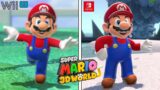 Super Mario 3D World: Graphics + Speed Comparison! (Wii U VS Switch)