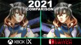 Switch Vs Xbox Series X Bloodstained 2021 Comparison Ver. 1.18