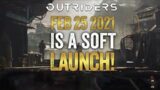 This Really Means Outriders Is RELEASING EARLY!  Game Progress Is Saved Up Until Official LAUNCH!