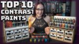 Top 10 Contrast Paints I Recommend | Warhammer 40k & Sigmar Painting | Miniature Hobby Tutorial