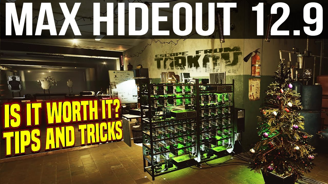 Ultimate Hideout Tips & Tricks Guide 12.9 Escape from Tarkov Game videos