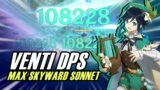 Venti DPS Build – Max Skyward Sonnet Talent – Genshin Impact
