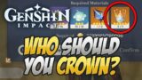 WHO SHOULD YOU PICK?! What Units Should You Use Crowns On?! Genshin Impact