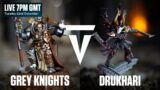 Warhammer 40k Battle Report: Grey Knights vs Drukhari