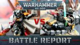 Warhammer 40k Battle Report:Dark Angels Vs DeathWatch 1000pts
