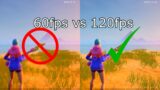 Which is better, 60fps or 120fps on PS5? Fortnite Battle Royale (4k 60fps)
