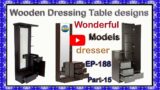 Wooden Dressing Table designs | dresser | EP.188 | part.15 | sri maari furnitures | smf | 2021