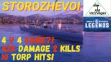 World of Warships: Legends PS4 XBOX PS5 | Storozhevoi Gameplay – A 4 Vs 4 Game?! Fun times!