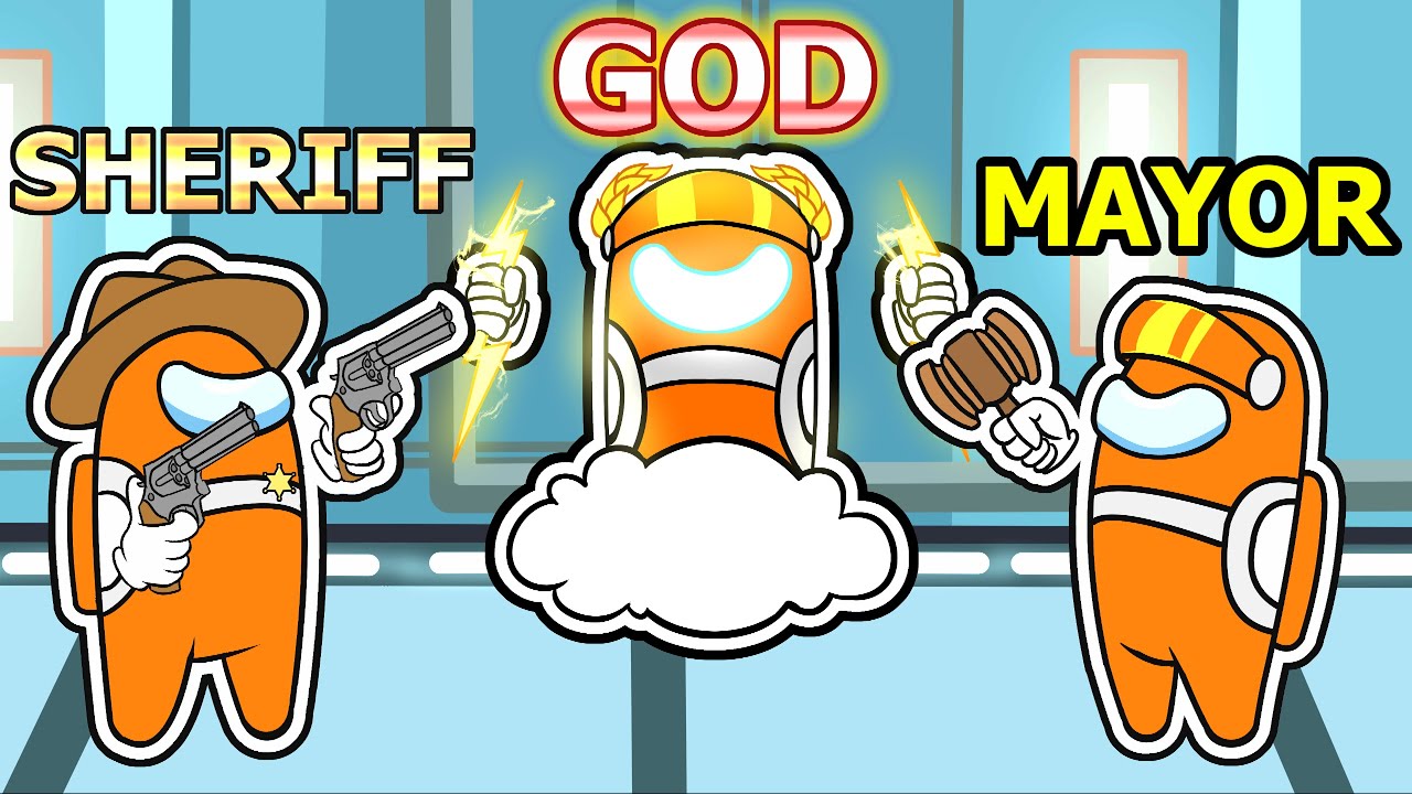 among us IMPOSTOR GOD vs MORE SPECIAL ROLES (mods) Game videos