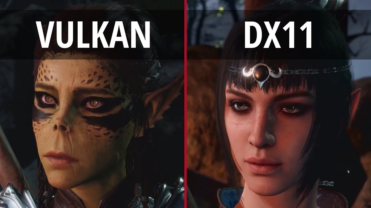 [4K] BALDUR'S GATE 3 PC VULKAN vs DX11 (Vulkan vs DirectX 11) Game