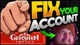 5 QUICK TIPS TO IMPROVE YOUR GENSHIN IMPACT ACCOUNT!