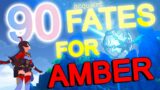 90 ACQUAINT FATES FOR AMBER | GENSHIN IMPACT
