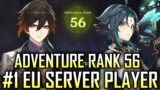 Adventure Rank 56 – I am the highest level player on EU | Genshin Impact