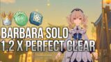 Barbara vs Theater Mechanicus Difficulty 2 Perfect Clear Genshin Impact