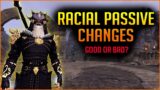 Buckle up for Racial Passive changes in U29 – PTS ESO Elder Scrolls Online
