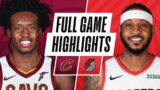 CAVALIERS at TRAIL BLAZERS | FULL GAME HIGHLIGHTS | February 12, 2021