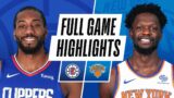 CLIPPERS at KNICKS | FULL GAME HIGHLIGHTS | January 31, 2021
