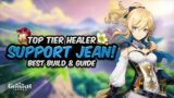 COMPLETE JEAN GUIDE (BURST SUPPORT/HEALER)! Best Artifacts, Weapons & Tips | Genshin Impact