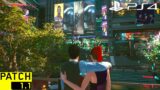 CYBERPUNK 2077 PATCH 1.11 PS4 Slim Gameplay & Graphics | Free Roam Walking Around the Night City #15