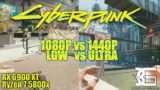 Can it RUN Cyberpunk 2077? | FULL HD vs WQHD w/ ALL Settings | RX 6900 XT | Ryzen 7 5800x @ 4.7 GHz