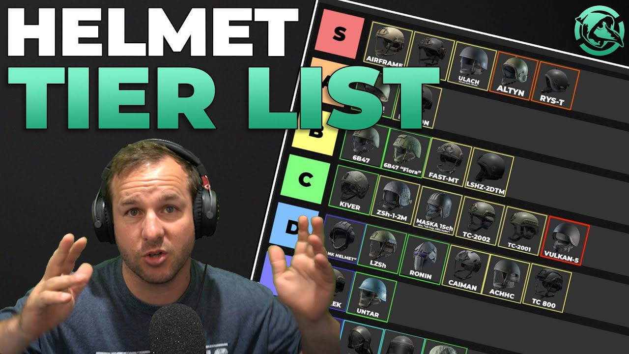 Complete SF Helmet Tier List Escape from Tarkov Game videos