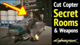 Cut Copter, Secret Rooms, & Weapons in Cyberpunk 2077: Manticore, Robots Playing Cards, Cattle Prod