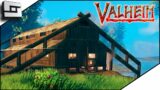 EPIC Viking Longhouse Build In Valheim! Valheim Gameplay E4