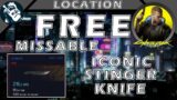 Free Missable Iconic Stinger Knife in Cyberpunk 2077 Weapon Locations #14