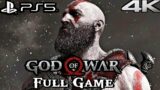 GOD OF WAR 4 REMASTERED PS5 Gameplay Walkthrough FULL GAME (4K 60FPS)