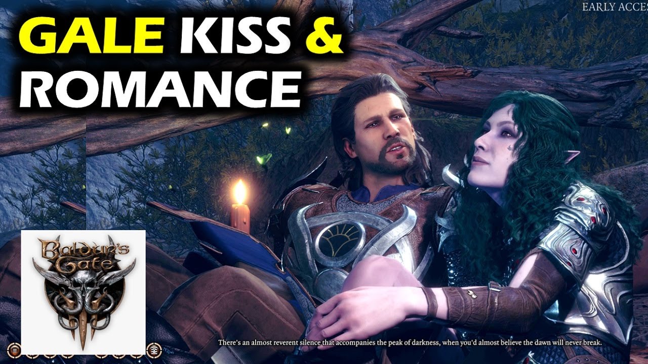 Gale Romance And Kissing Scene Baldurs Gate 3 Early Access Romance Guide Game Videos