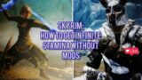 Game News: Skyrim: How To Get Infinite Stamina Without Mods