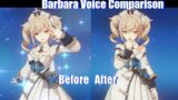 Genshin Impact – Sad Barbara Noises (Voice Comparison)