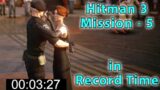 HITMAN 3 SpeedRun Record Time 3min | Mendoza | The Farewell