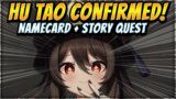 HU TAO CONFIRMED – ITS OFFICIAL! | Namecard + Story Quest! | Genshin Impact