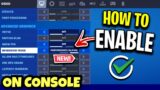 How To Get PERFORMANCE MODE On CONSOLE (PS4/XBOX/PS5)